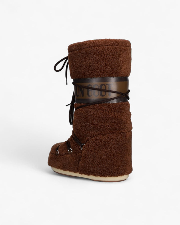 Moon Boot Śniegowce Icon Fleece Brown - GOT'EM