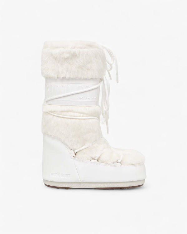 Moon Boot Śniegowce Icon Faux Fur Optical White - GOT'EM