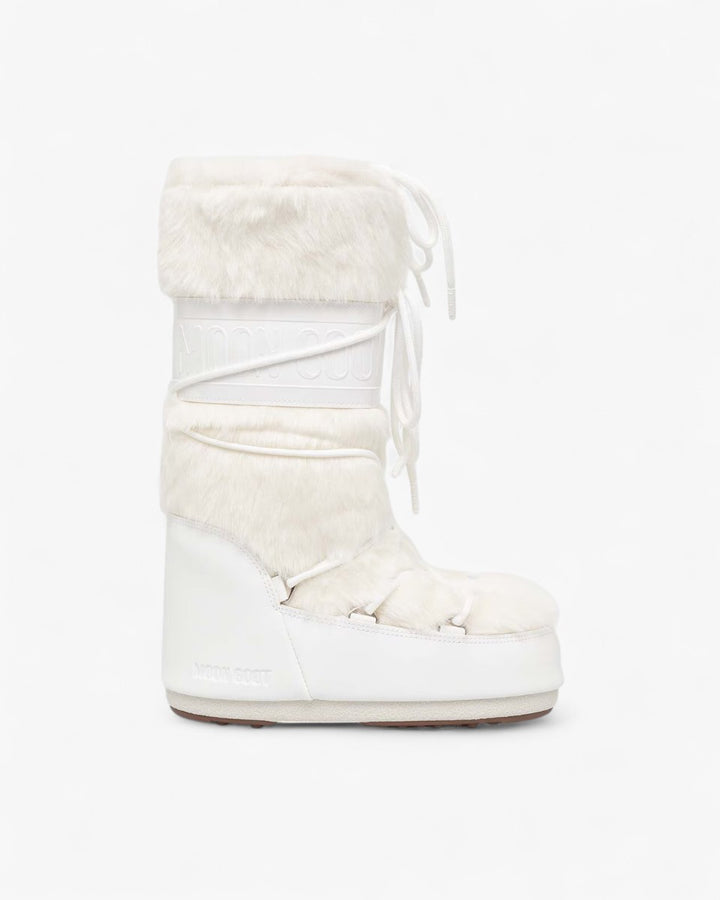 Moon Boot Śniegowce Icon Faux Fur Optical White - GOT'EM