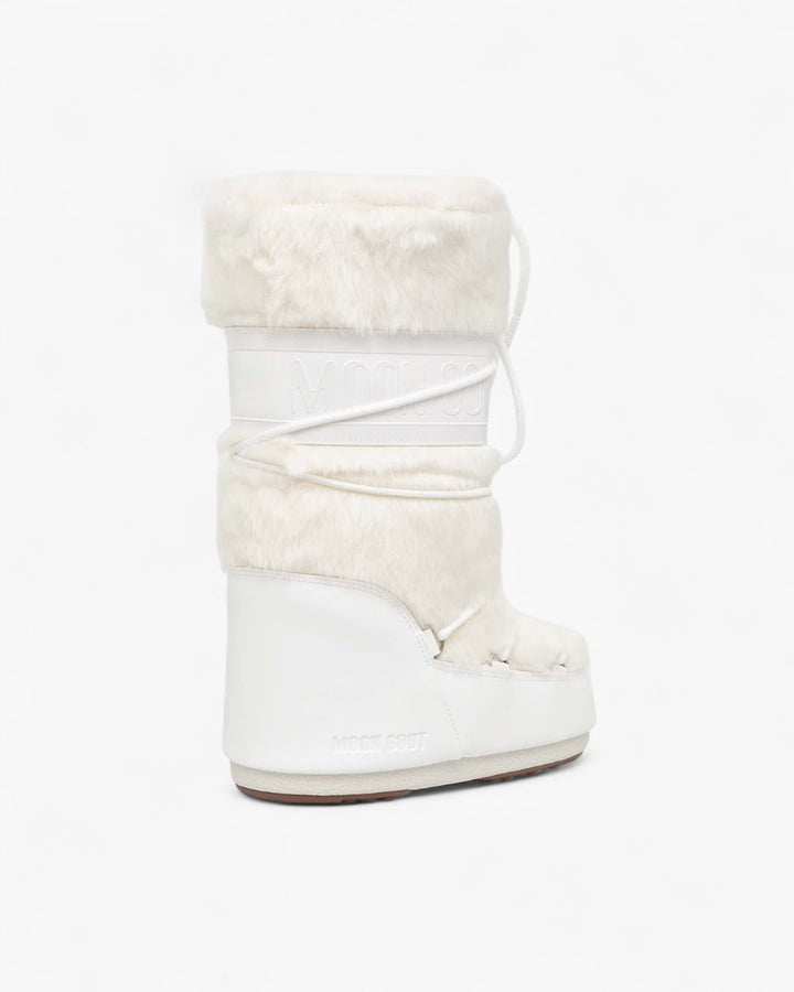 Moon Boot Śniegowce Icon Faux Fur Optical White - GOT'EM