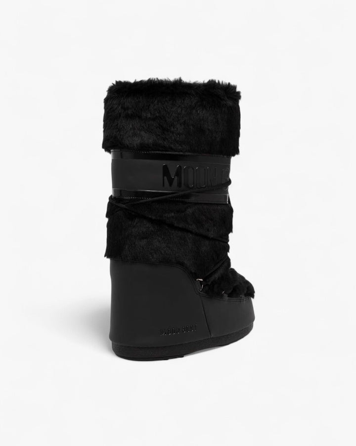 Moon Boot Śniegowce Icon Faux Fur Black - GOT'EM