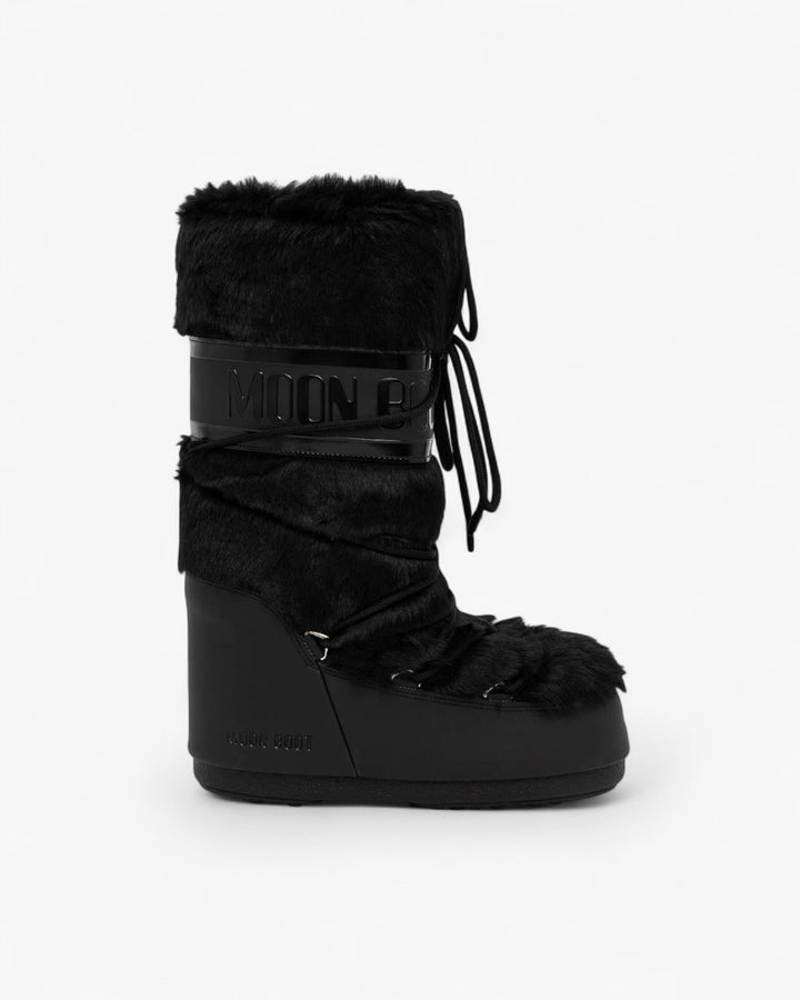 Moon Boot Śniegowce Icon Faux Fur Black - GOT'EM