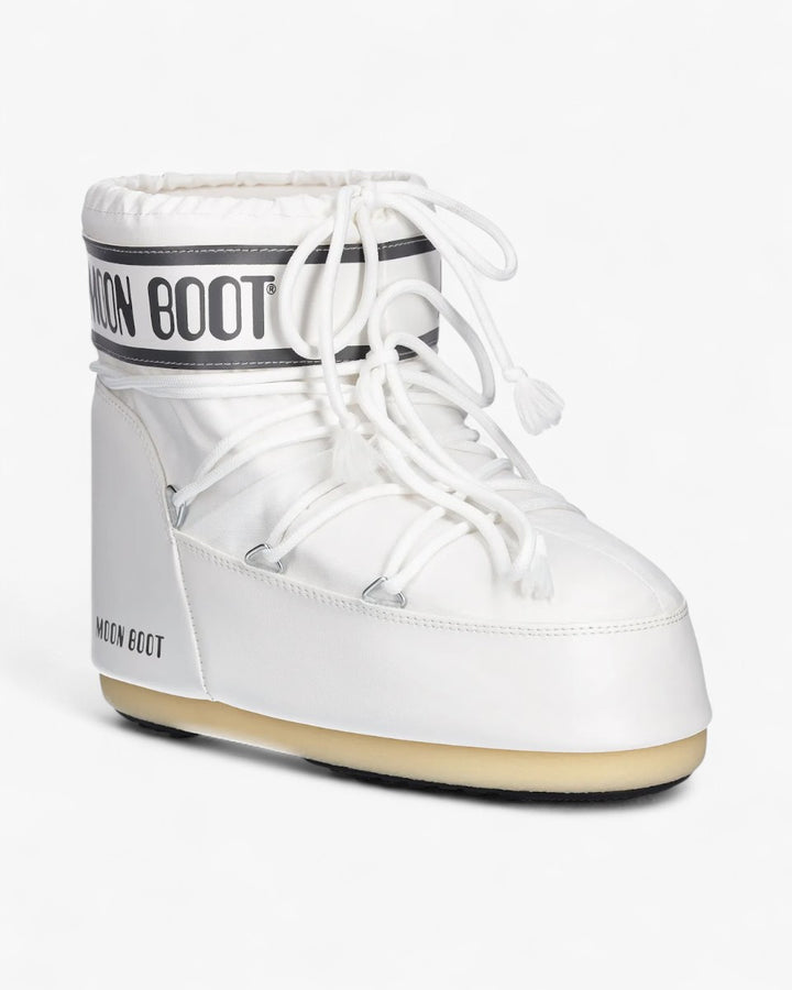 Moon Boot Śniegowce Icon Low Nylon White Mono - GOT'EM