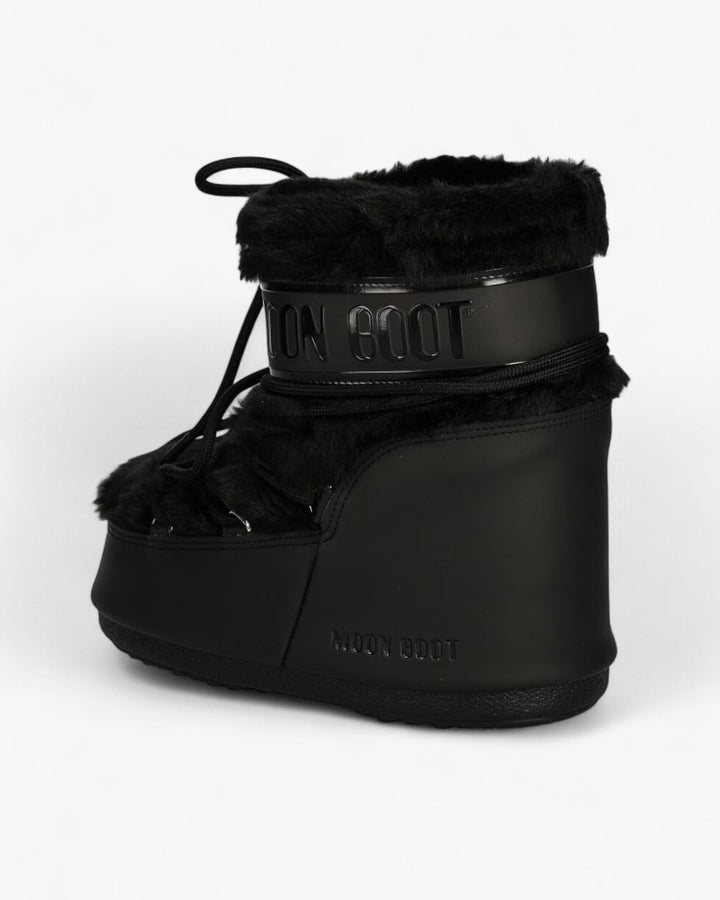 Moon Boot Śniegowce Icon Low Faux Fur Black - GOT'EM