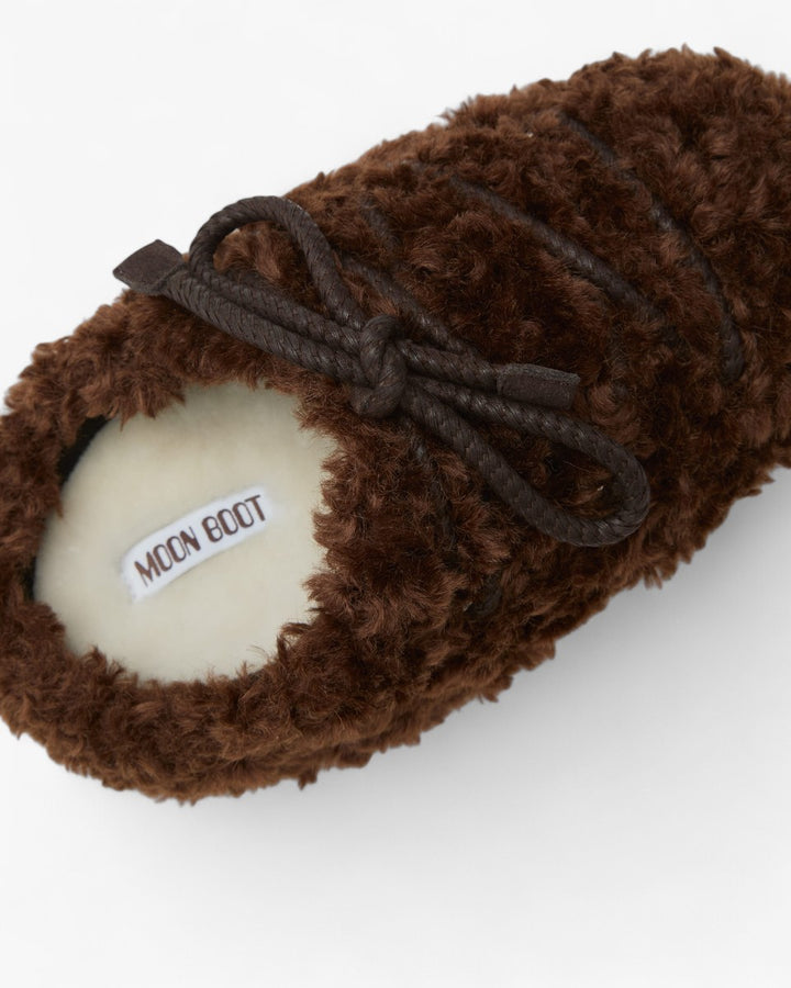 Moon Boot Evx Mule Curly Dark Brown - GOT'EM