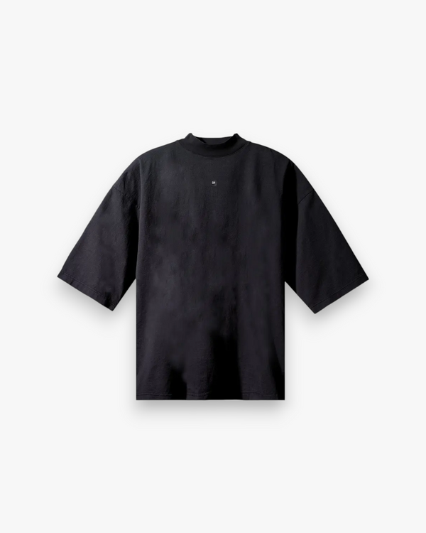 Yeezy Gap Engineered by Balenciaga Logo 3/4 Sleeve Tee Black - GOT'EM