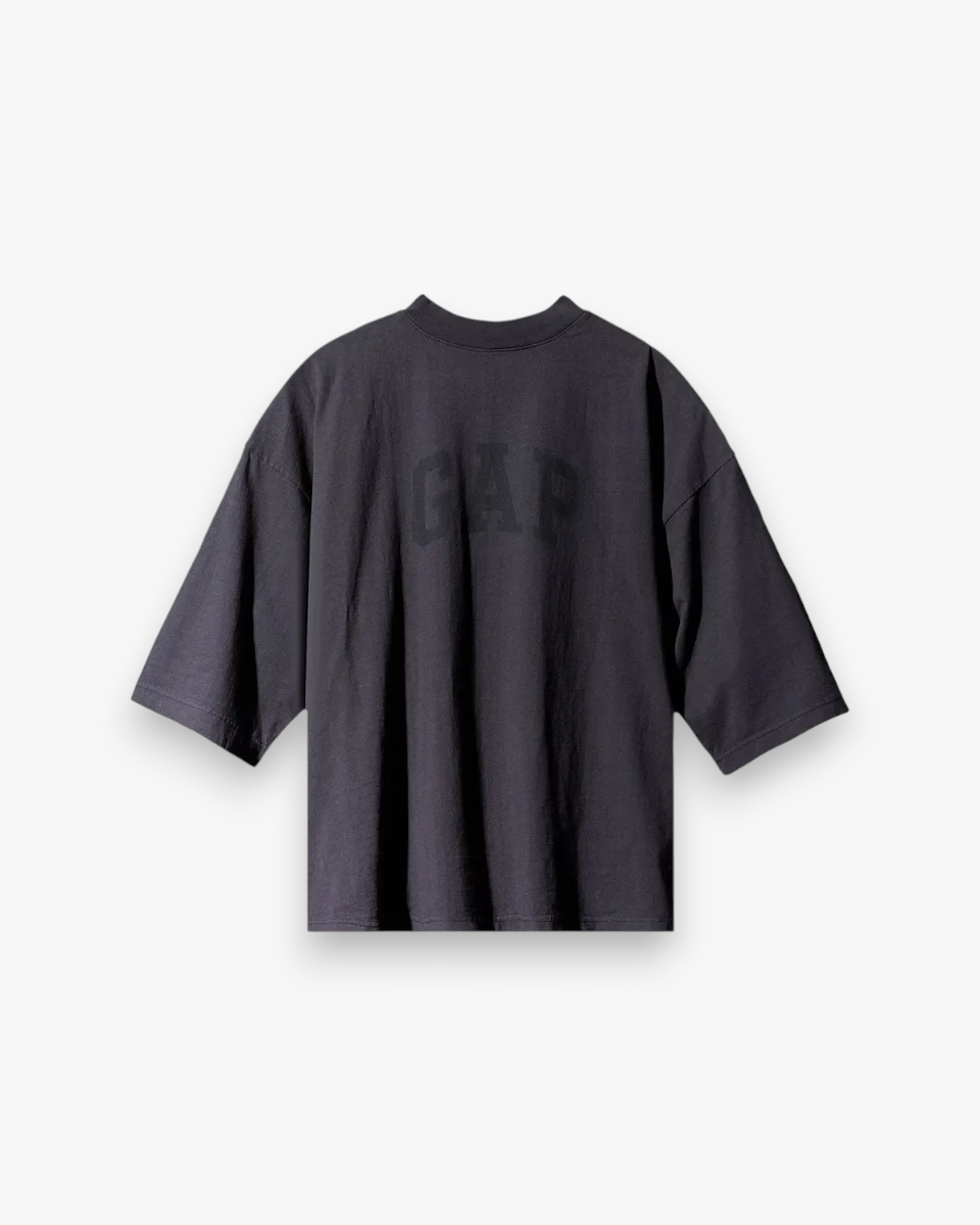 Yeezy Gap Engineered by Balenciaga Dove 3/4 Sleeve Tee Black - GOT'EM