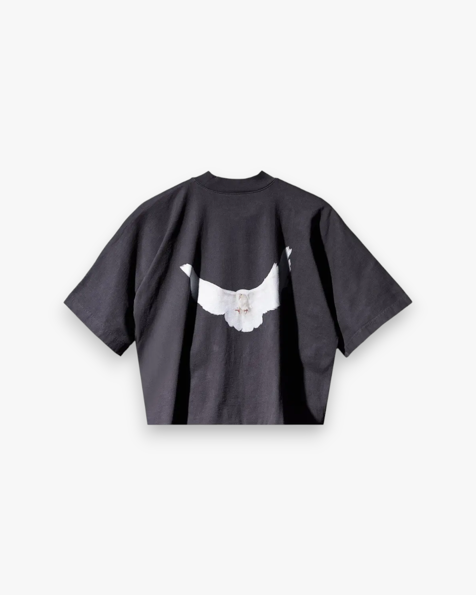 Yeezy Gap Engineered by Balenciaga Dove No Seam Tee Black - GOT'EM