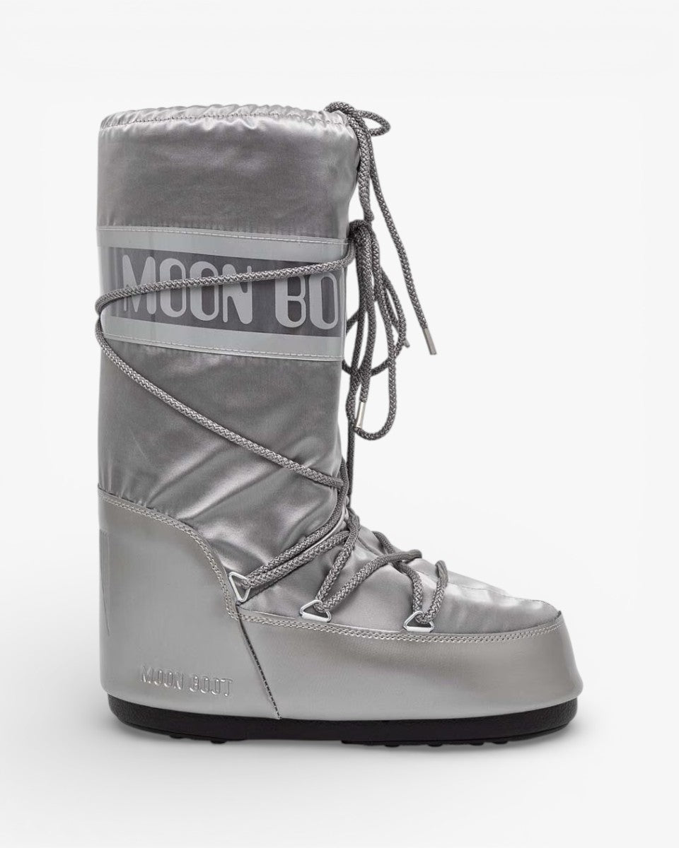 Moon Boot Śniegowce Icon Glance Silver
