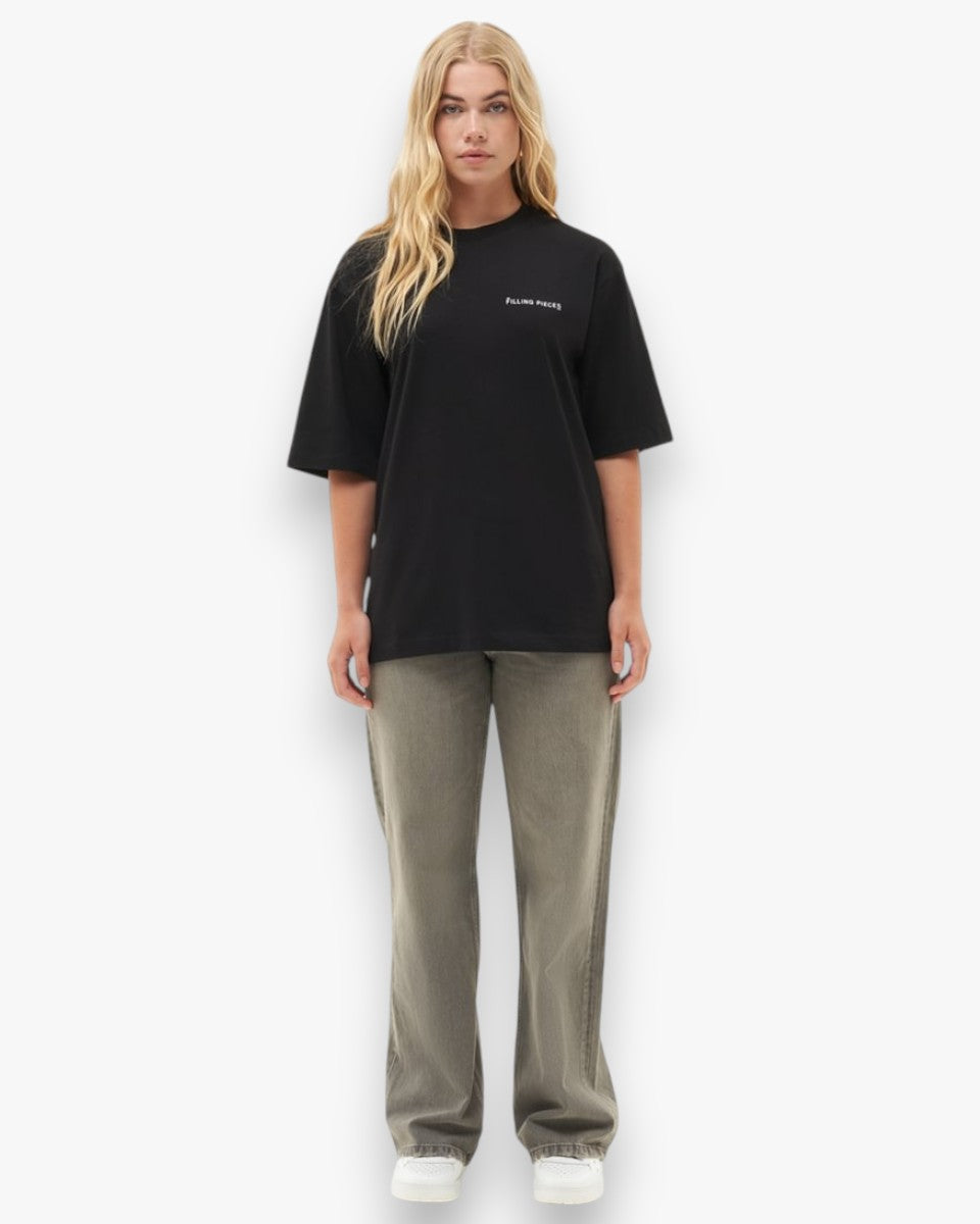 Filling Pieces T-Shirt Boxy Czarny