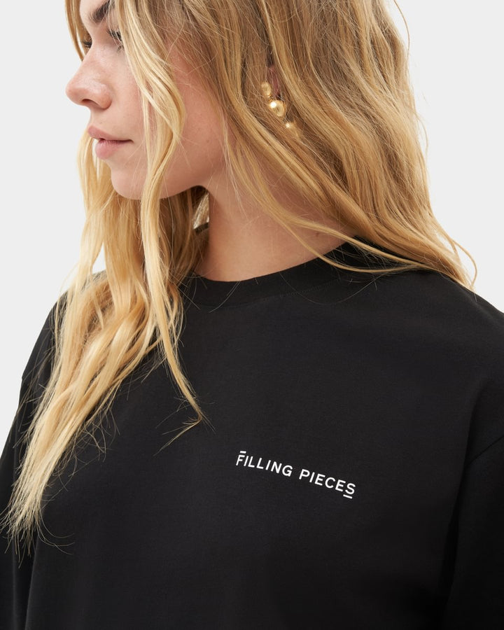 Filling Pieces T-Shirt Boxy Czarny - GOT'EM