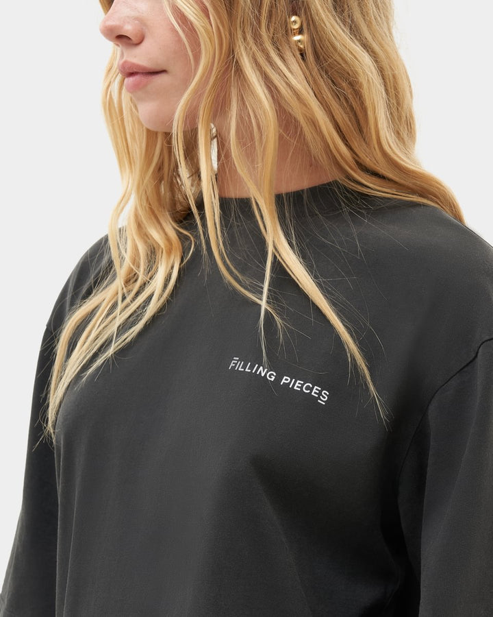 Filling Pieces T-shirt Boxy Vintage Black - GOT'EM