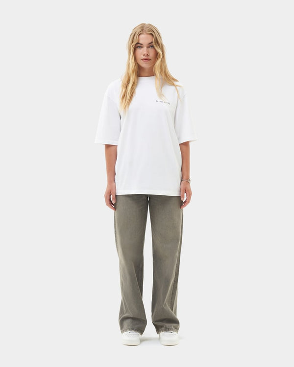 Filling Pieces T-Shirt Boxy Biały - GOT'EM