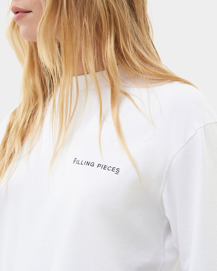 Filling Pieces T-Shirt Boxy Biały - GOT'EM
