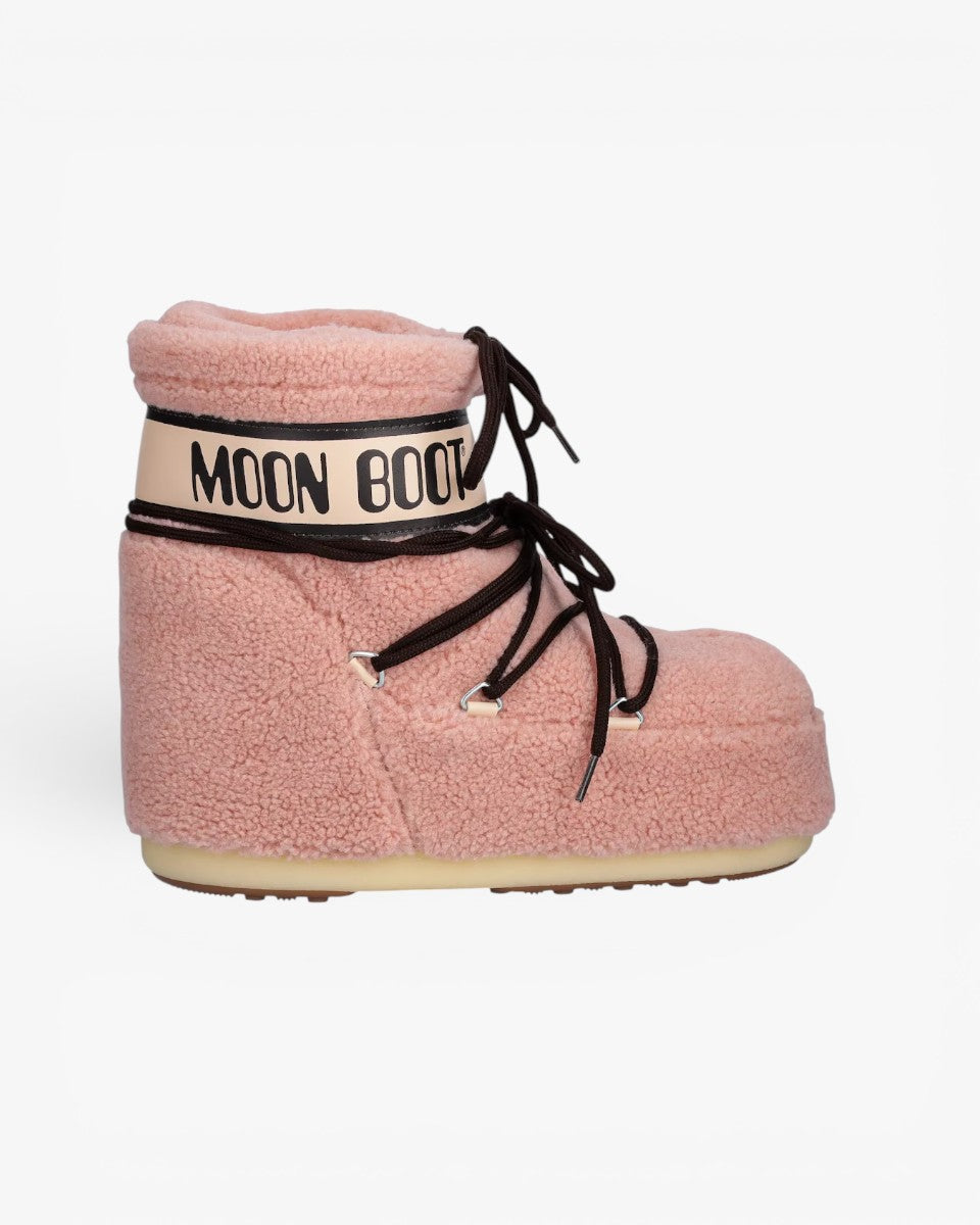 Moon Boot Śniegowce Icon Low Fleece Pink