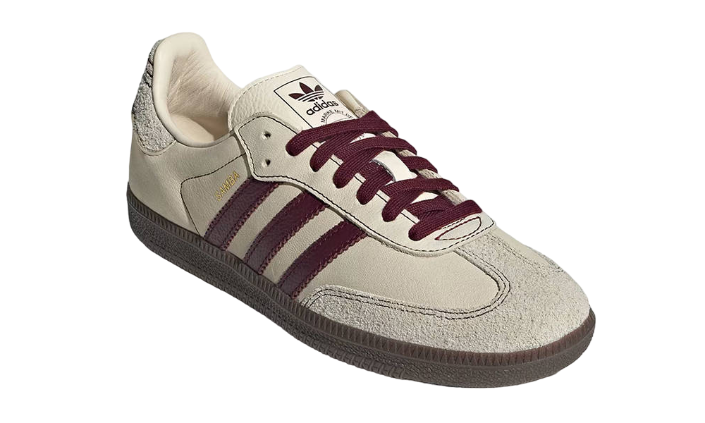 Adidas Samba OG Wonder White Maroon - GOT'EM