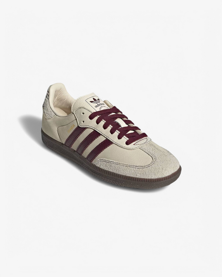adidas Samba OG Wonder White Maroon - GOT'EM