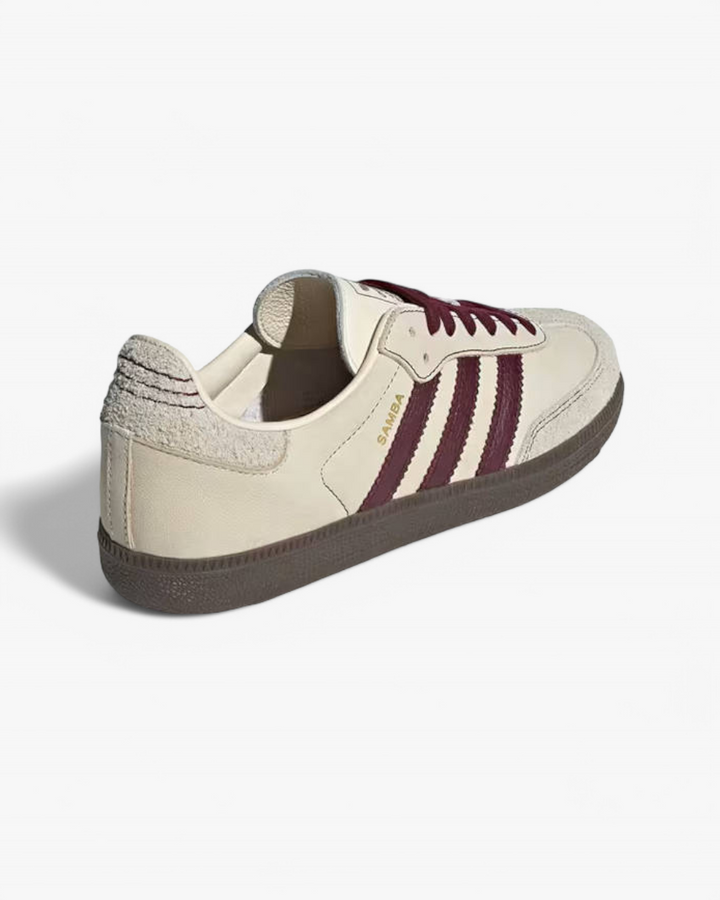 adidas Samba OG Wonder White Maroon - GOT'EM