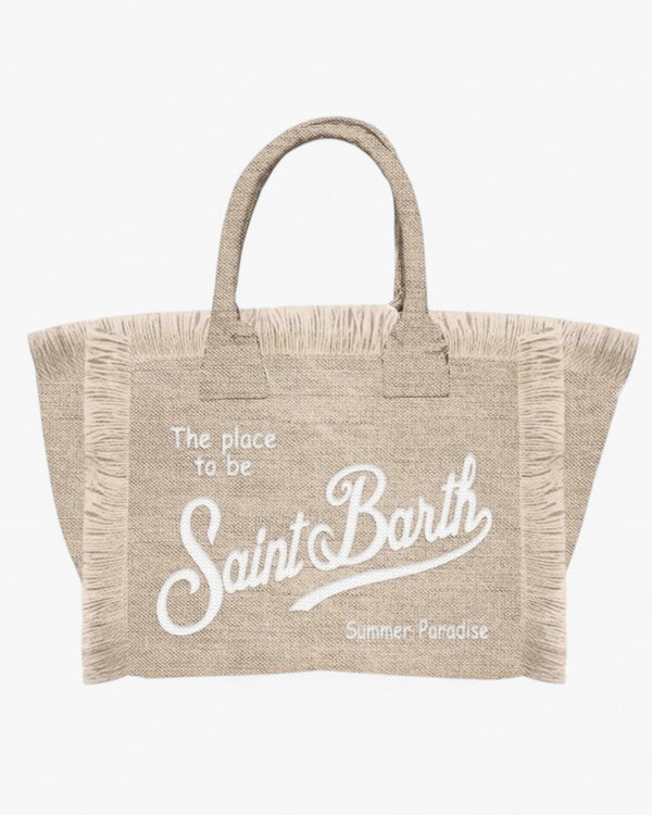 MC2 SAINT BARTH Torebka Colette Linen Beżowa - GOT'EM