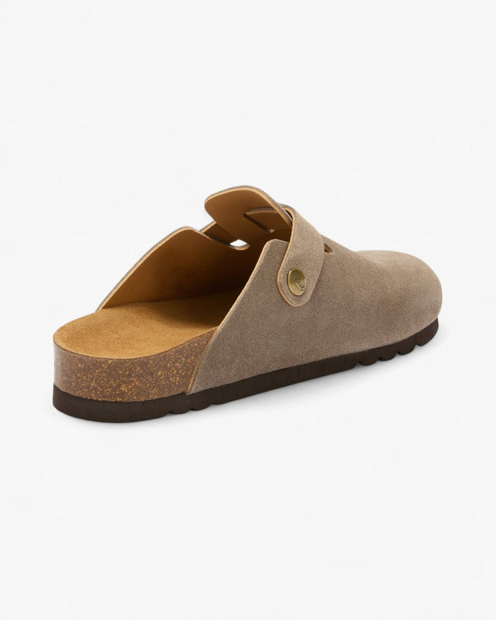 Scholl Mule Fae Suede Szare - GOT'EM