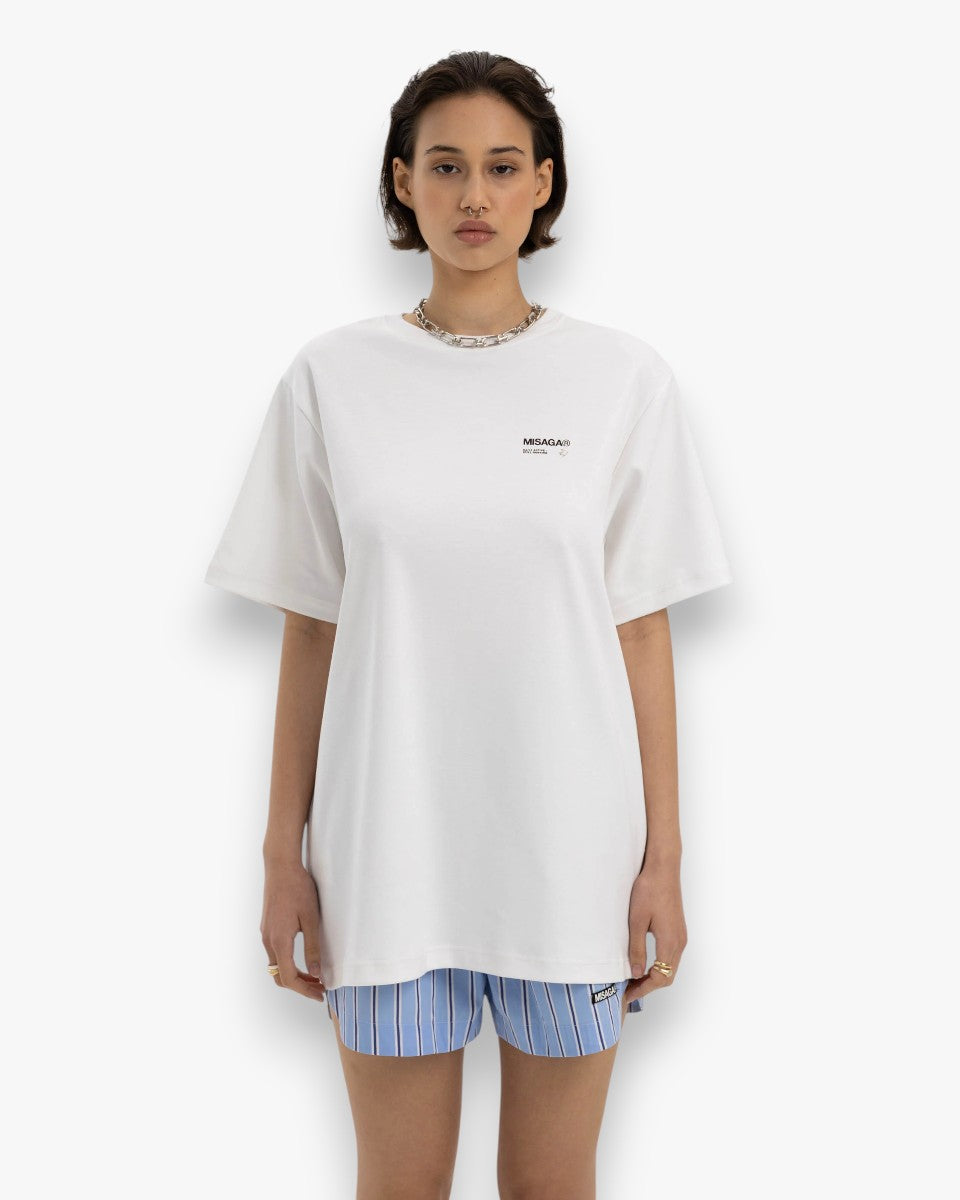 Misaga Daily Relaxed T-shirt White