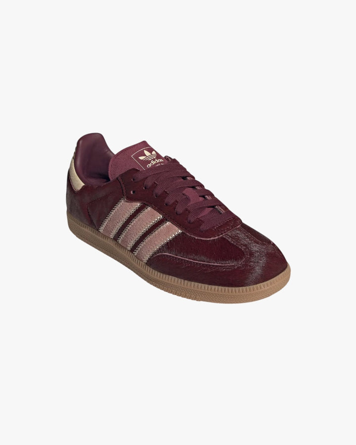 adidas Samba OG Maroon Sand Strata Pony - GOT'EM