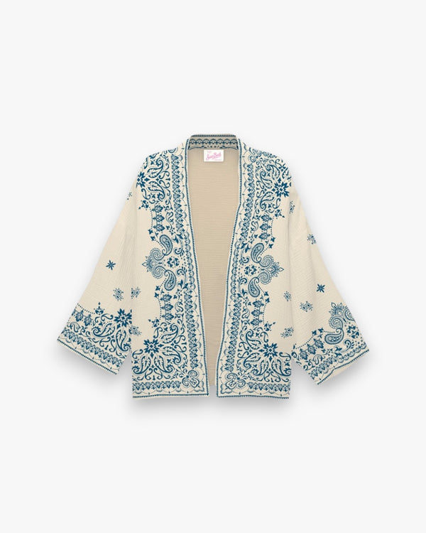 MC2 SAINT BARTH Kimono Milos Niebieskie - GOT'EM
