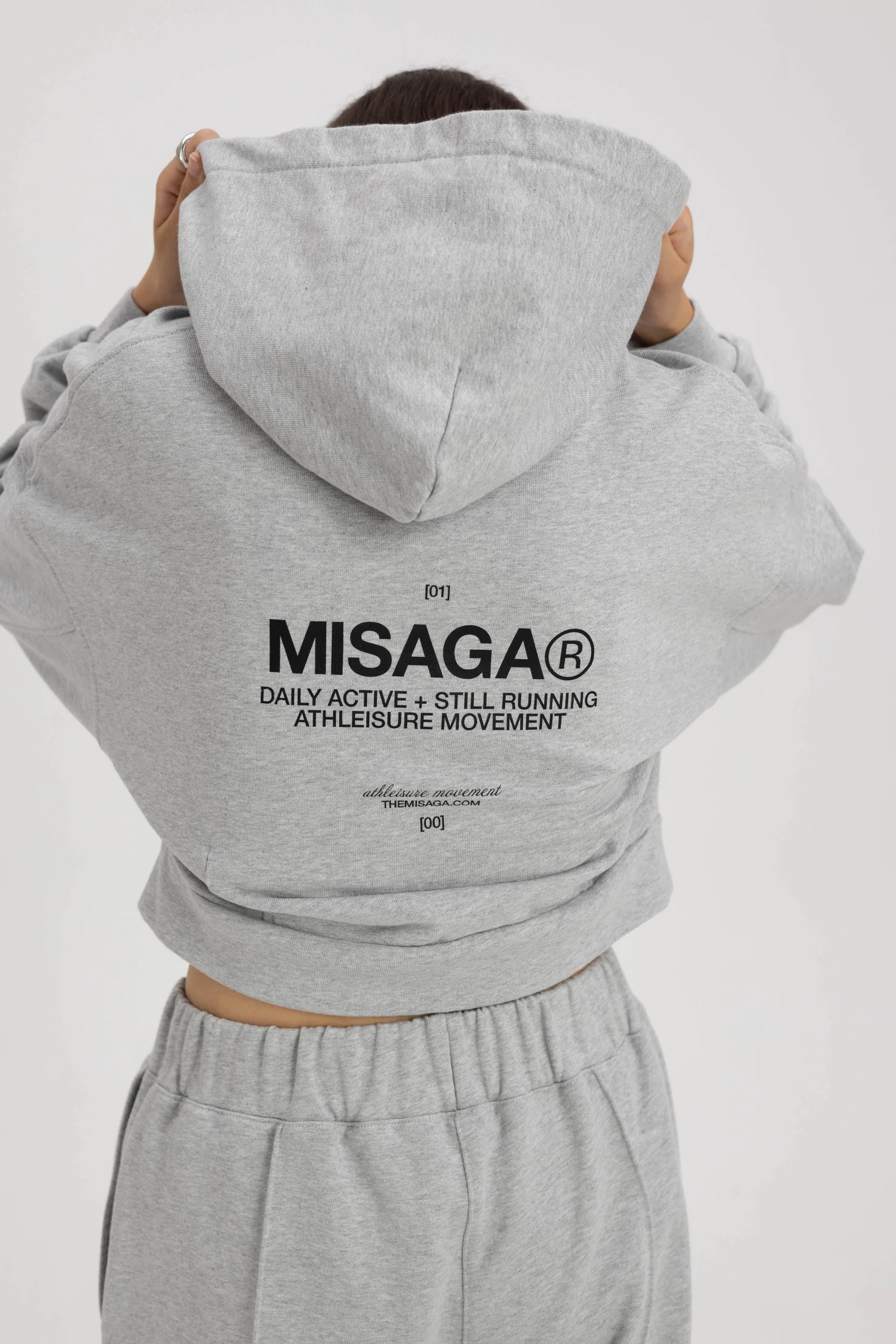 MOVEMENT ZIP UP HOODIE GREY - GOT'EM