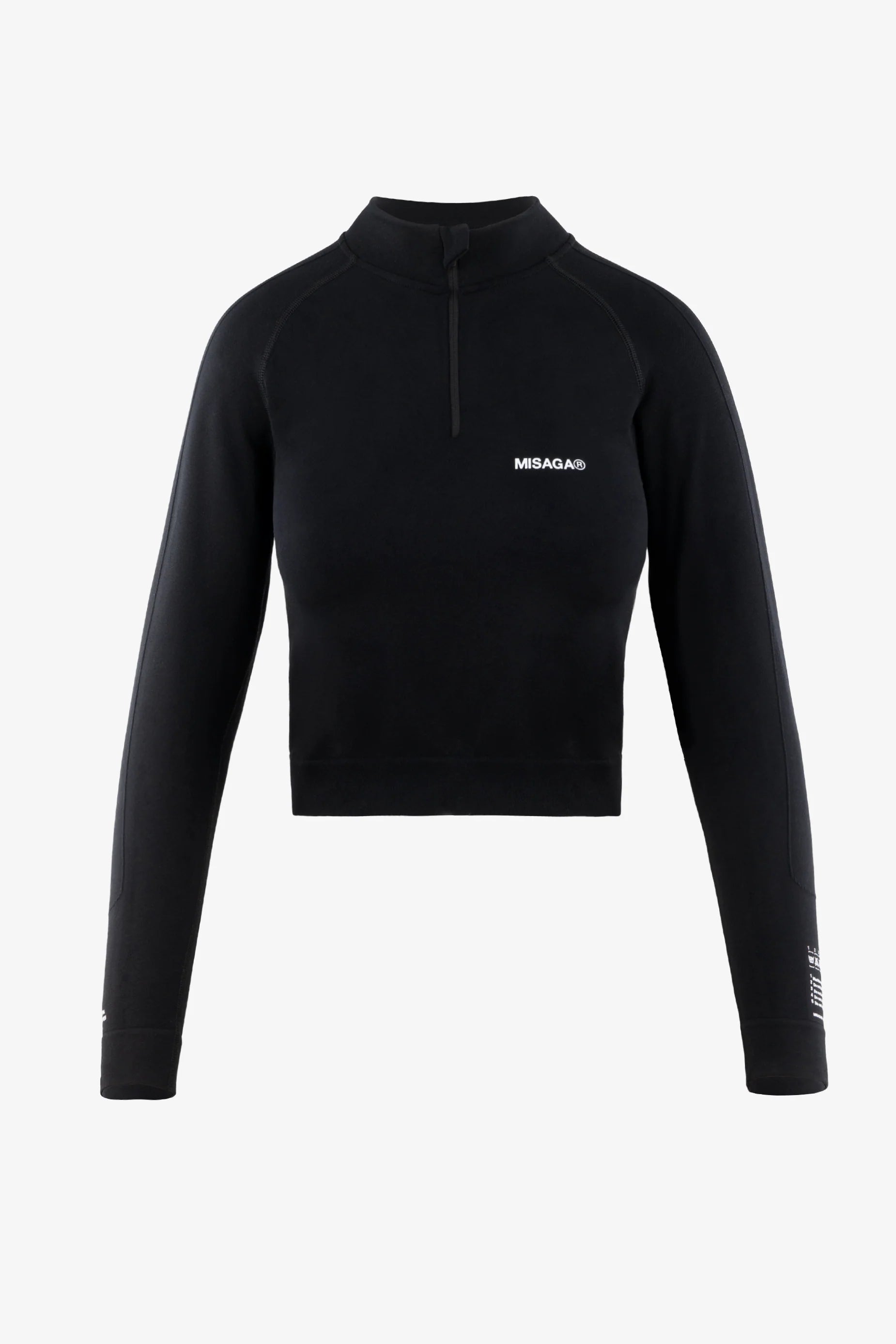 SEAMLESS RECYCLED TOP BLACK - GOT'EM