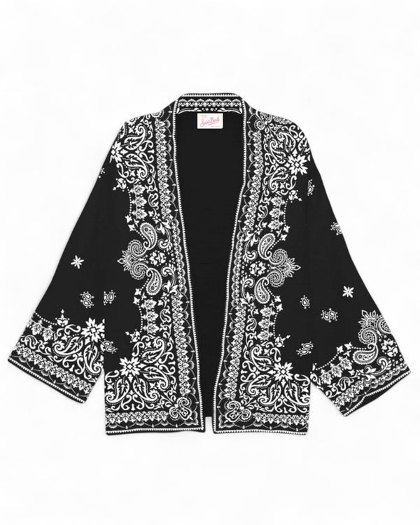 MC2 SAINT BARTH Kimono Milos Czarne - GOT'EM