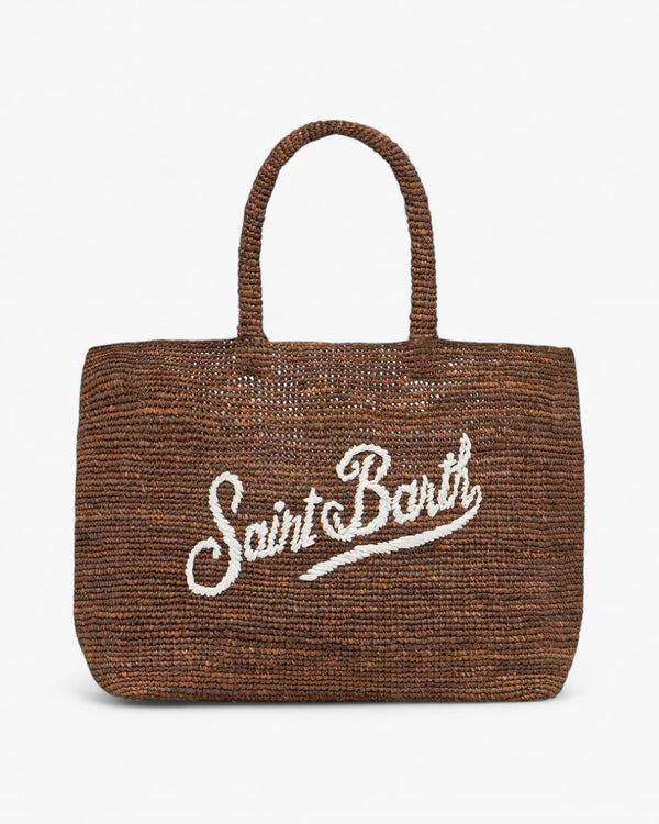 MC2 SAINT BARTH Torebka Raffia Beach Brązowa - GOT'EM