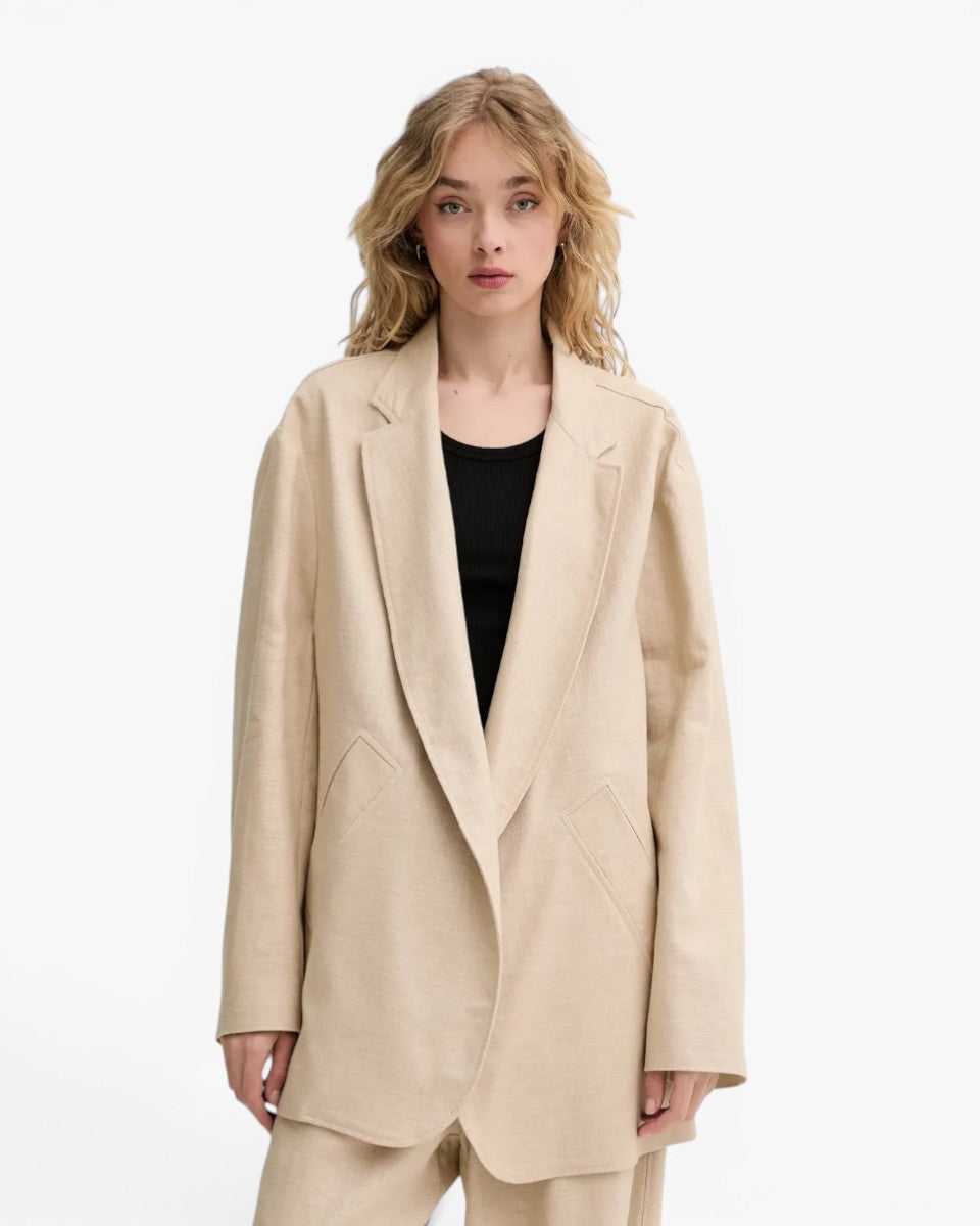 MMC Studio Marynarka Linen Beige