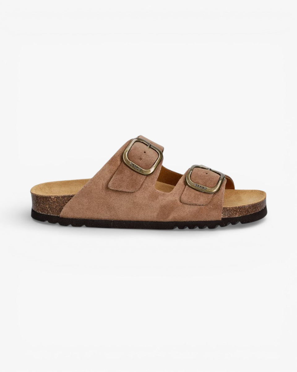 Scholl Klapki Noelle Taupe