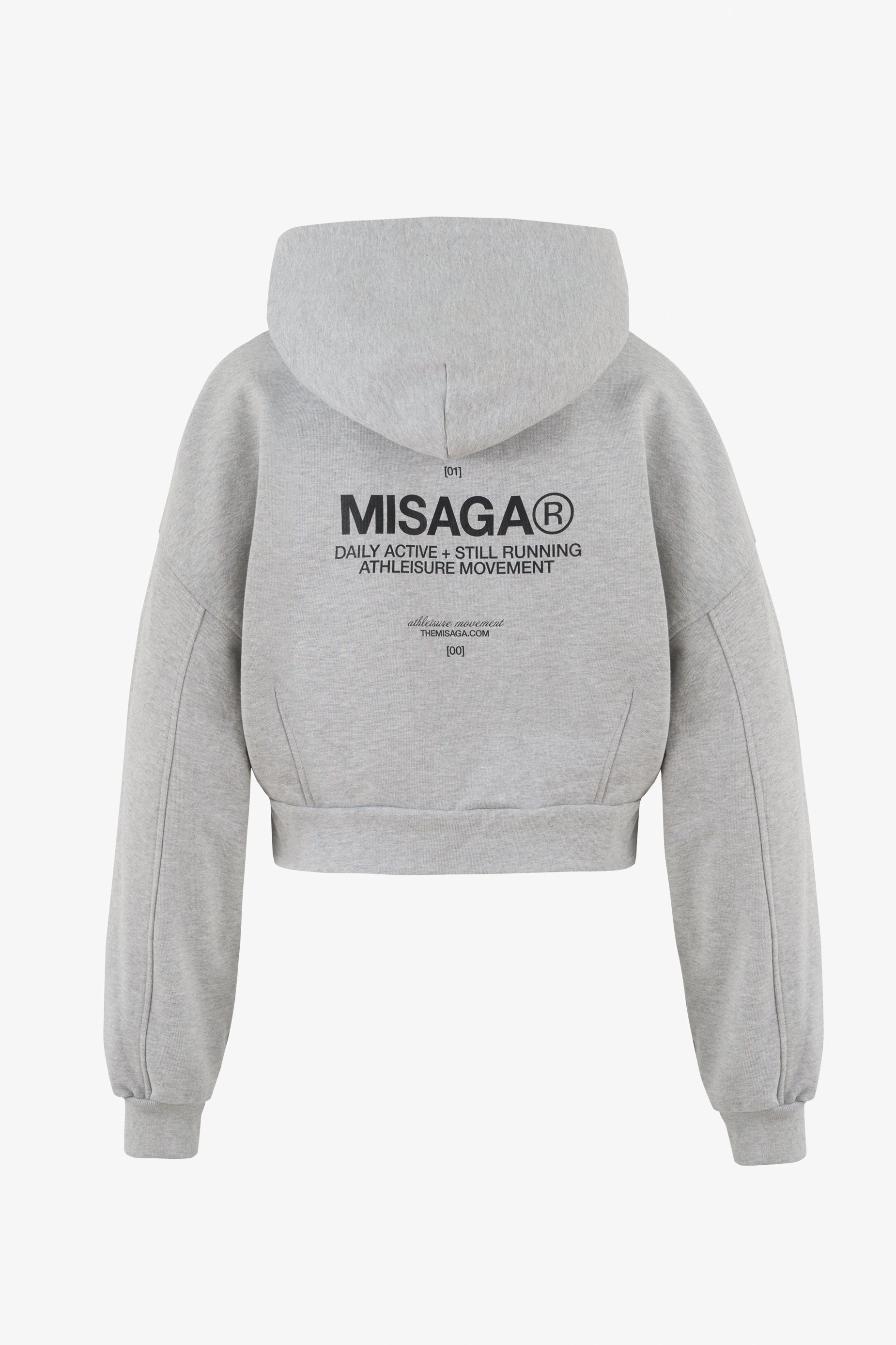 MOVEMENT ZIP UP HOODIE GREY - GOT'EM