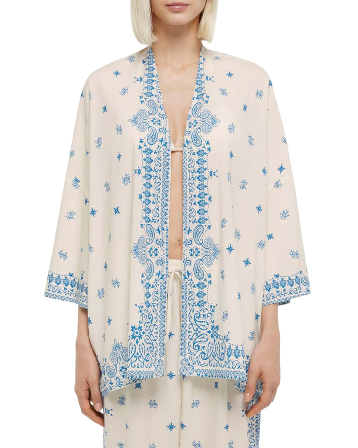 MC2 SAINT BARTH Kimono Milos Niebieskie - GOT'EM
