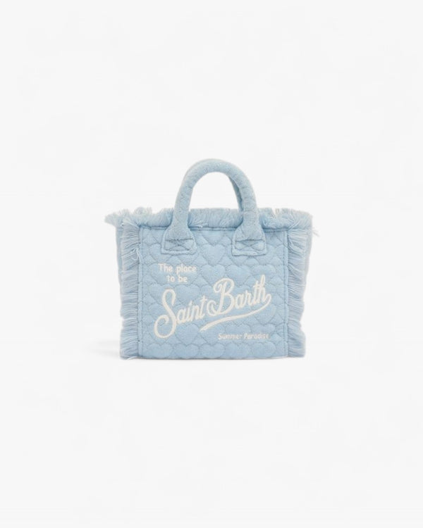 MC2 SAINT BARTH Torebka Vanity Mini Sponge Niebieska - GOT'EM