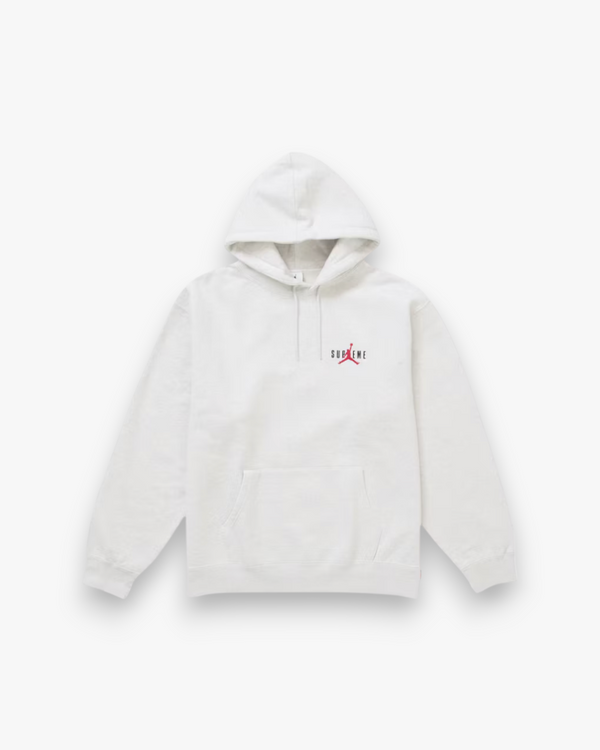 Supreme Jordan Hooded Sweatshirt (FW24) Ash Grey - GOT'EM