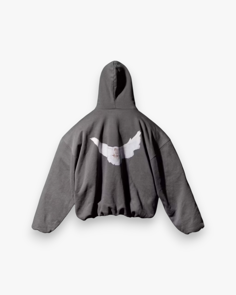 Yeezy Gap Engineered by Balenciaga Dove Hoodie Dark Grey - GOT'EM