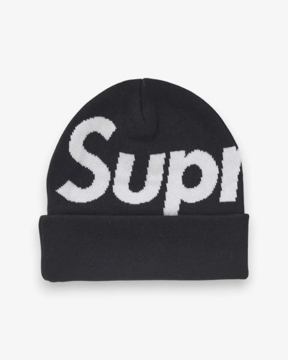 Supreme Big Logo Beanie (FW24) Black - GOT'EM