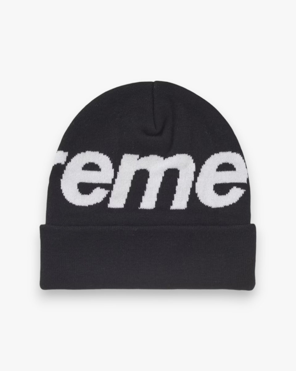 Supreme Big Logo Beanie (FW24) Black - GOT'EM