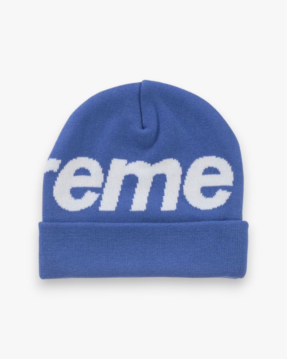 Supreme Big Logo Beanie (FW24) Blue - GOT'EM