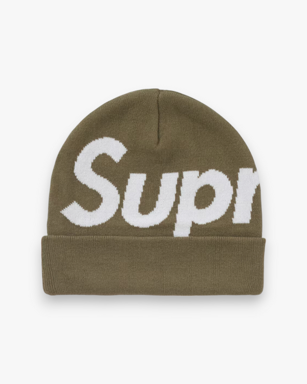 Supreme Big Logo Beanie (FW24) Olive - GOT'EM