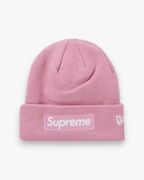 Supreme New Era Box Logo Beanie (FW24) Dusty Pink - GOT'EM