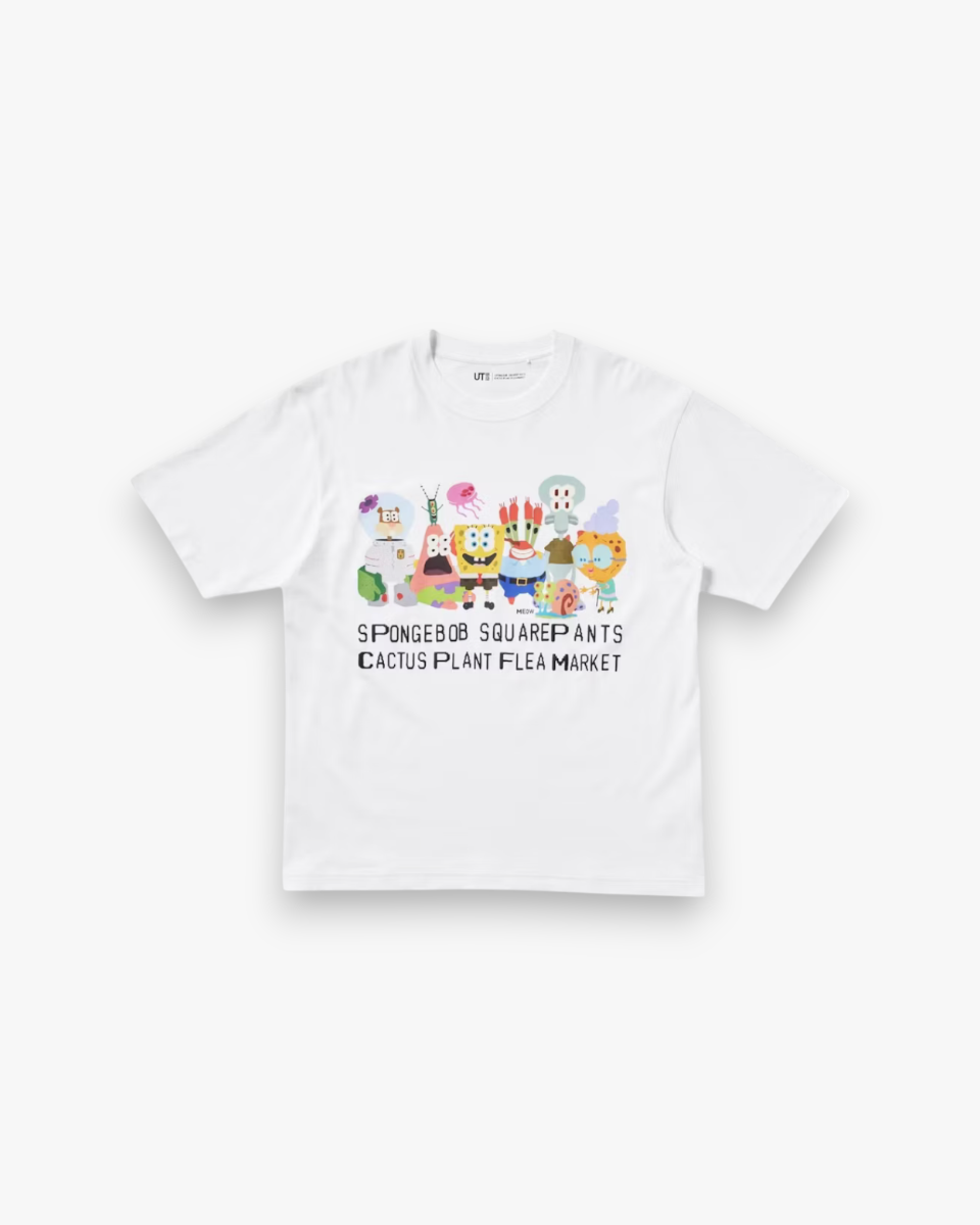 Uniqlo x CPFM Spongebob Squarepants UT Graphic II T-Shirt White - GOT'EM