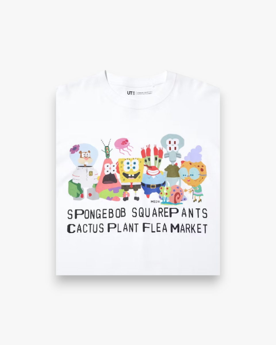 Uniqlo x CPFM Spongebob Squarepants UT Graphic II T-Shirt White - GOT'EM