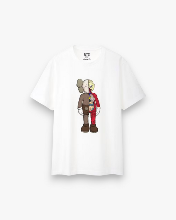 KAWS x Uniqlo Flayed Tee White - GOT'EM