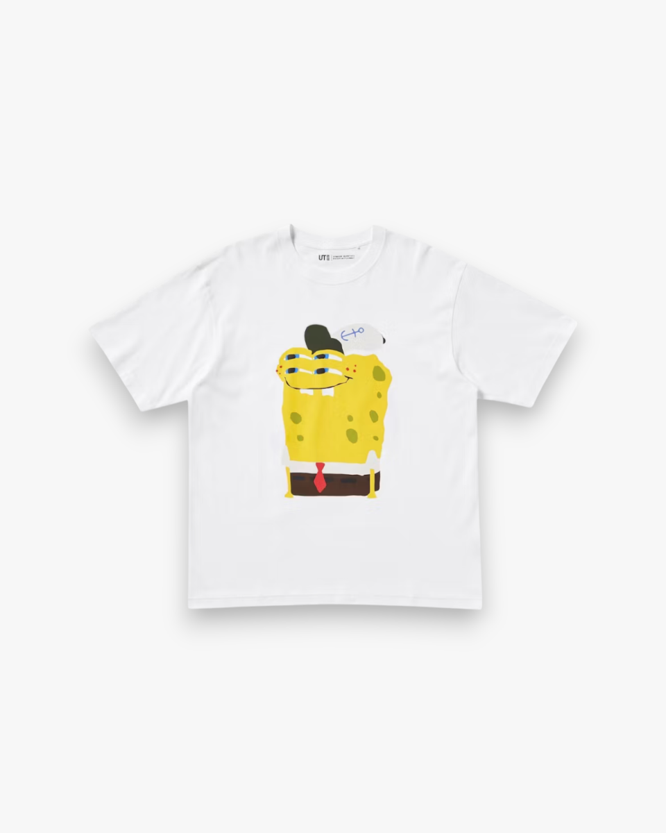 Uniqlo x CPFM Spongebob Squarepants UT Graphic T-Shirt White - GOT'EM