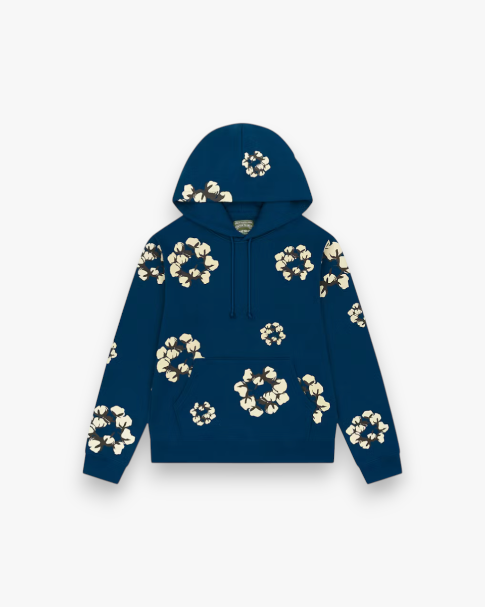 Denim Tears x CPFM Cactus Tears Wreath Hoodie Navy - GOT'EM