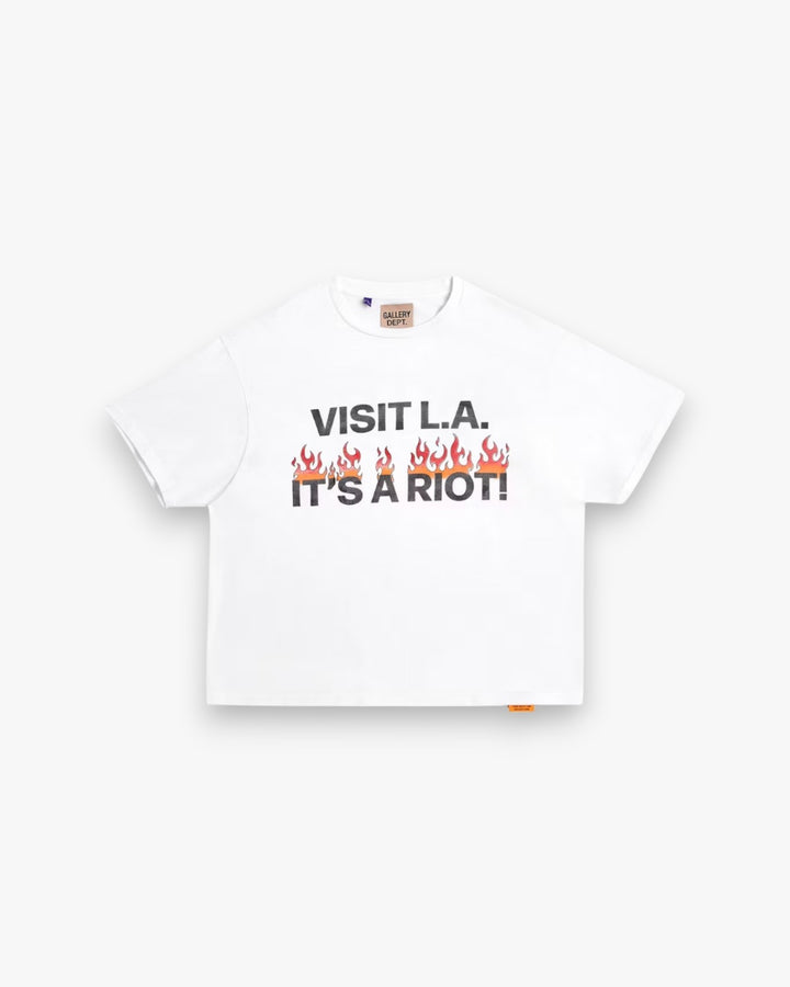 Gallery Dept. LA Riot Tee White - GOT'EM