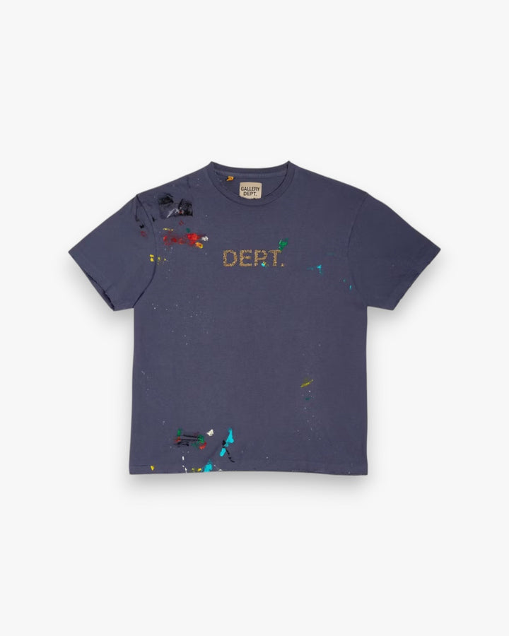 Gallery Dept. Logo Painted Tee Navy - GOT'EM